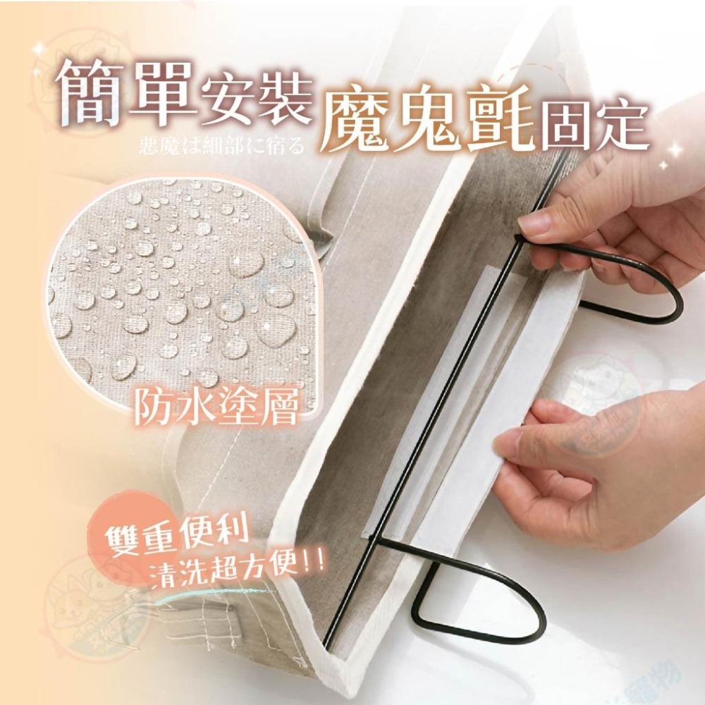 【艾米】帆布收納掛籃 床邊收納袋 宿舍床邊收納籃 床邊收納籃 床邊掛袋 上鋪床邊置物架 收納掛袋 收納籃 床頭收納袋-細節圖7