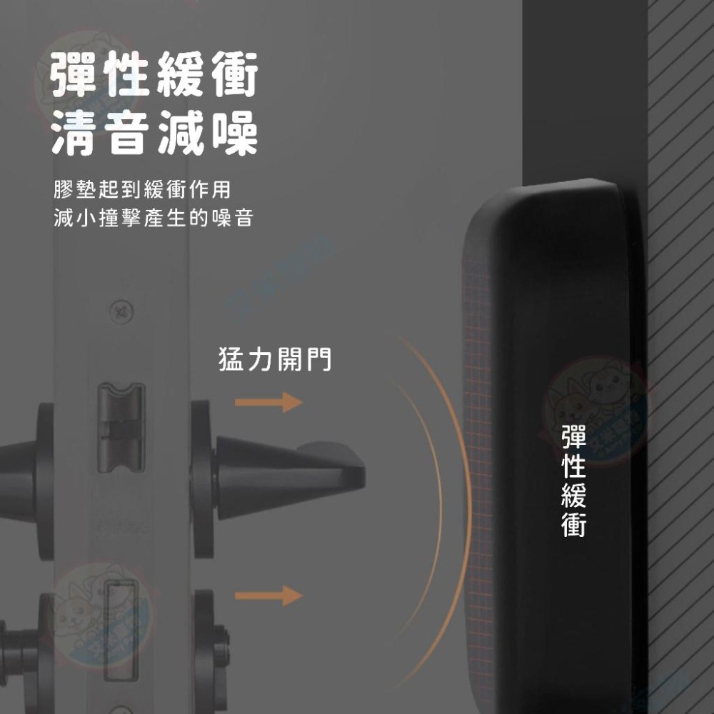 【艾米】門後防撞墊 防撞貼 防撞門貼 減震墊 門後防護 防撞墊 家具消音墊 門把防撞墊 消音墊 防撞條-細節圖4