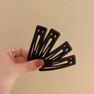 【Helena】長方形磨砂髮夾 一字夾 瀏海夾 髮夾 洗臉夾 髮飾 飾品 配飾 髮裝用品 素色基本款【D43】-規格圖9