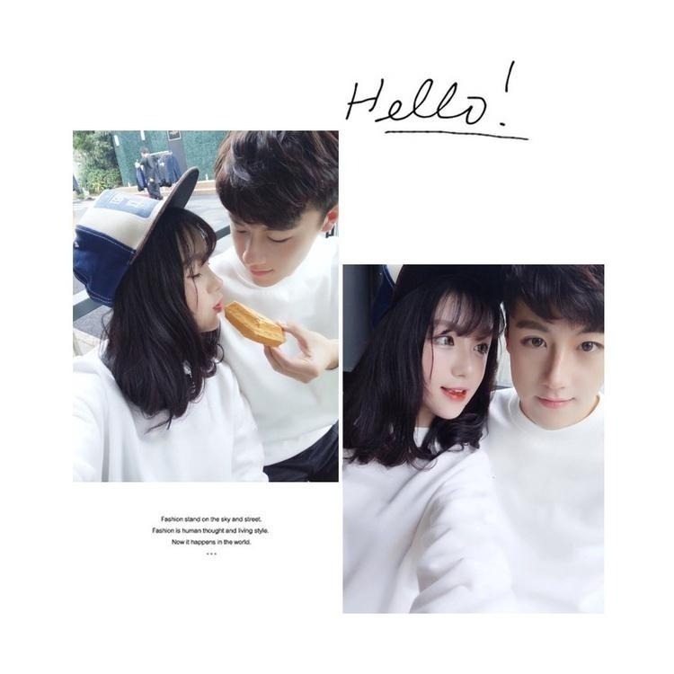 【Helena】15色秋冬素面素色長袖大學T 學生寬鬆上衣加厚加絨韓版長袖班服閨蜜T打底衫衛衣女【A23】-細節圖5