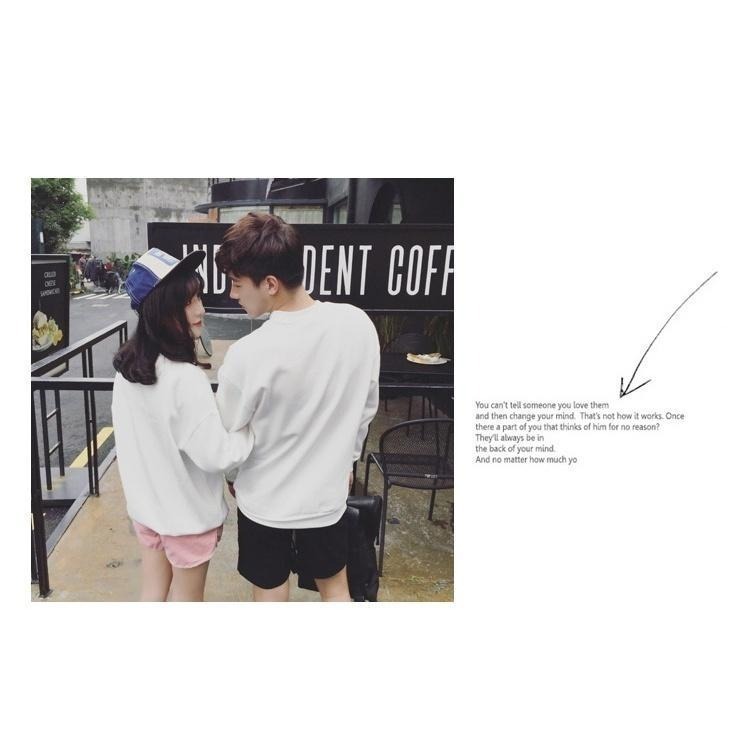 【海麗娜】15色秋冬素面素色長袖大學T 學生寬鬆上衣加厚加絨韓版長袖班服閨蜜T打底衫衛衣女【A23】-細節圖8