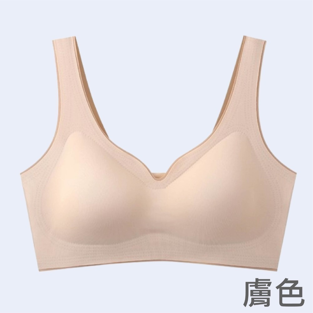 【限時購】【海麗娜】韓版一片式透氣無痕涼感運動背心 免穿內衣 小可愛 睡眠背心 睡衣 無痕內衣 運動【B121】-規格圖9