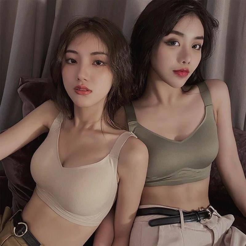 【Helena】寬肩帶無痕內衣 無鋼圈後扣內衣 果凍條 軟支撐 運動涼感內衣 透氣高彈力不走杯舒適內衣【B177】-細節圖3