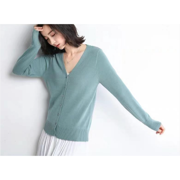 【限時購】【海麗娜】親膚針織外套 V領毛衣外套 薄針織外套 長袖小外套 柔軟舒適【A223】-規格圖11