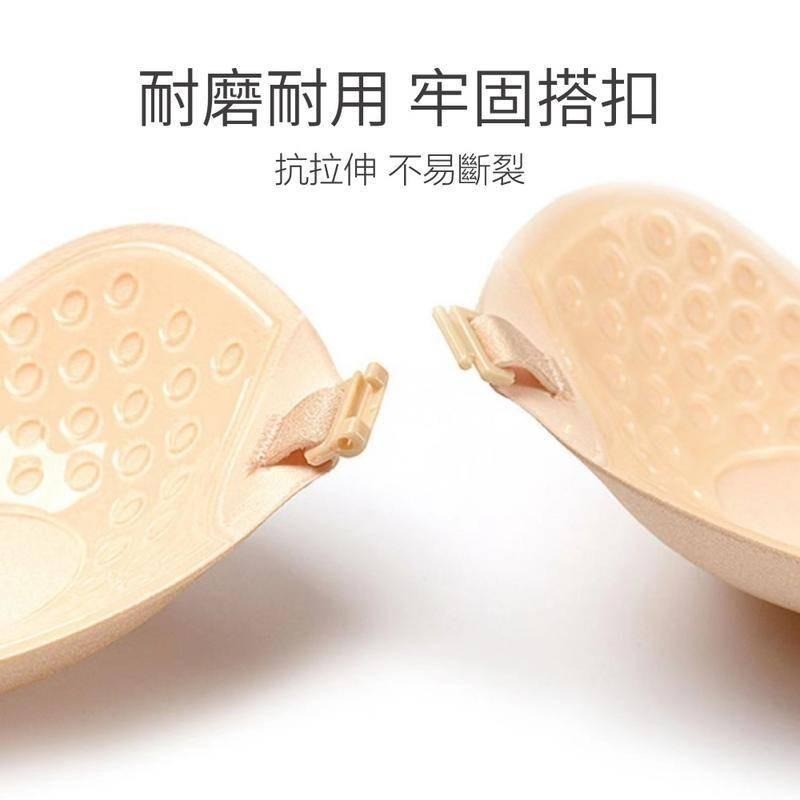 【海麗娜】芒果S型隱形胸罩 透氣聚攏隱形胸貼 薄款防滑無肩帶無痕美胸集中爆乳婚紗胸罩 前扣型胸貼【D78】-細節圖7