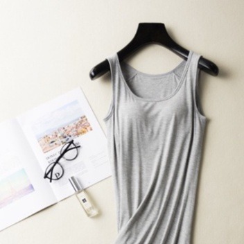 【Helena】莫代爾免穿內衣無鋼圈bra內衣連身裙 涼感睡衣 背心睡裙 居家服 孕婦睡衣 素色連身裙【B112】-規格圖6