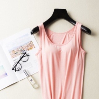 【Helena】莫代爾免穿內衣無鋼圈bra內衣連身裙 涼感睡衣 背心睡裙 居家服 孕婦睡衣 素色連身裙【B112】-規格圖6