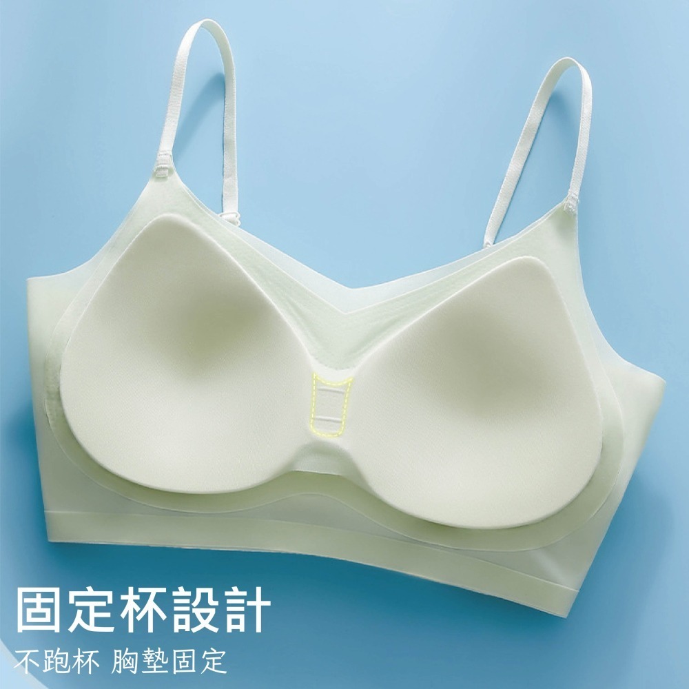【Helena】超薄透氣美背無痕內衣 細肩帶聚攏無鋼圈內衣 半透明舒適固定杯運動內衣 內著【B178】-細節圖7