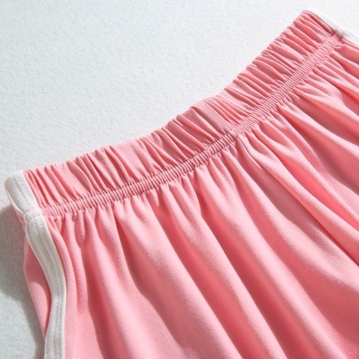 【Helena】真理褲 休閒短褲 運動短褲 高腰短褲 女生短褲 韓系學院風百搭鬆緊腰寬鬆簡約闊腿褲熱褲子【C1136】-細節圖7