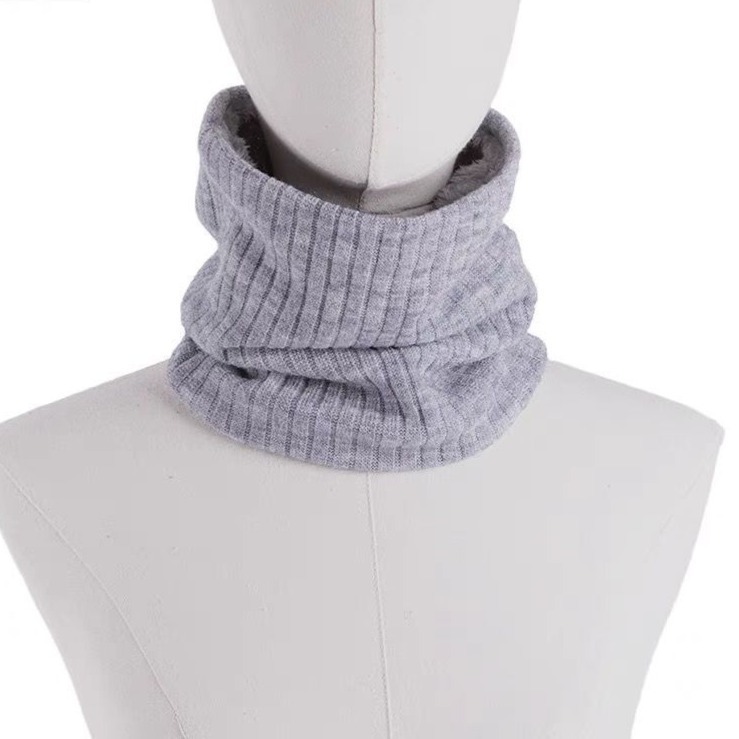 【Helena】保暖針織圍脖 冬季護頸脖套 針織圍巾 加絨保暖毛線圍脖 防寒 男女可用脖圈套 脖圍 圍巾【D87】-規格圖5