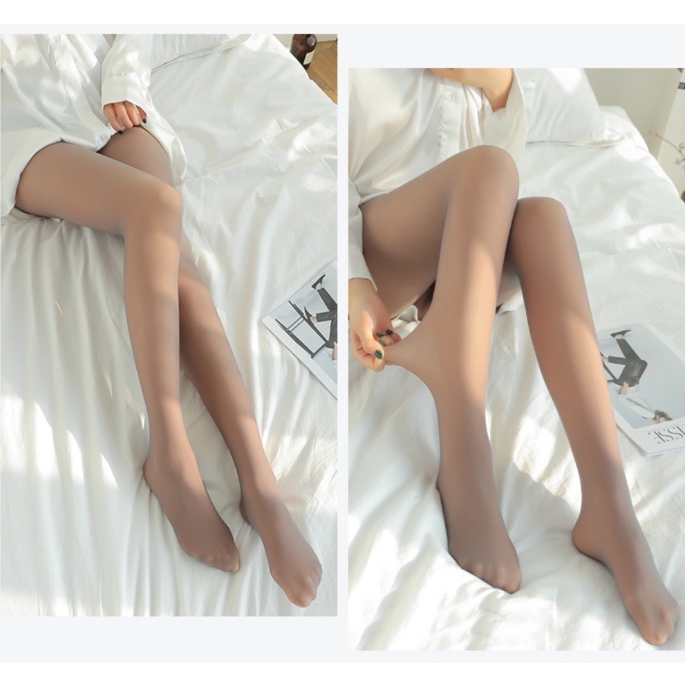 【Helena】暖宮 收腹絲襪 保暖 超自然 美腿絲襪 光腿神器 美腿神器保暖 打底褲襪 透膚 絲襪 刷毛【D31】-細節圖8