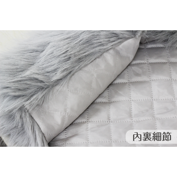 【海麗娜】韓版毛絨皮草外套 仿狐狸毛 短版上衣 毛衣外套 典雅純色V領寬鬆休閒百搭開衫衣 外套女【A2116】-細節圖5