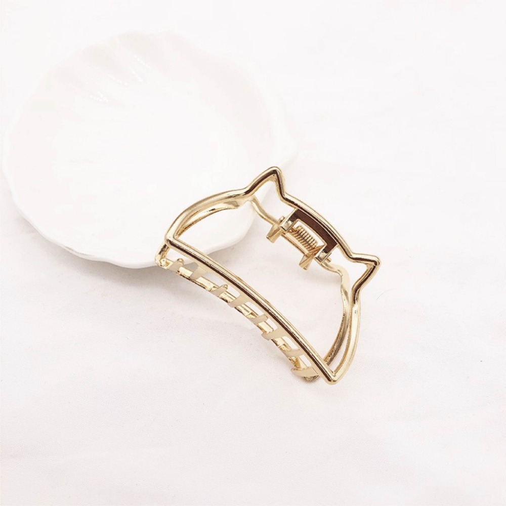 【12】貓頭髮夾 6.5cm