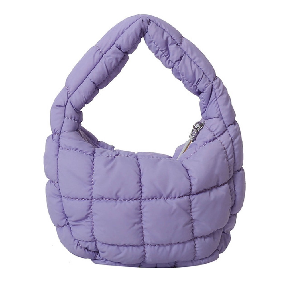 【Helena】韓系雲朵包 泡泡包 羽絨包 迷你手提包 小廢包 單肩包 腋下包 外出包 女包【D76】-規格圖9