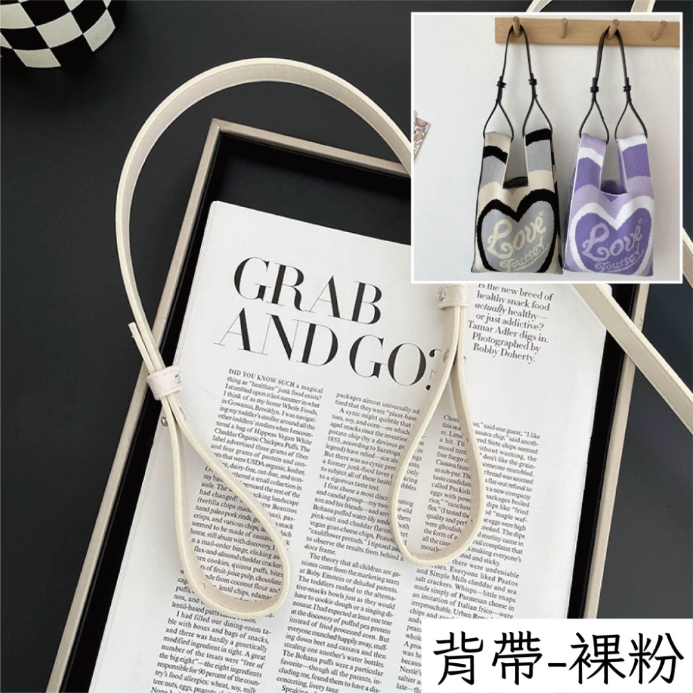 【Helena】針織毛線手提包 購物袋 便當袋 手腕包 印花小包 摺疊收納方便攜帶小提袋 單肩包 女包【D74】-規格圖11