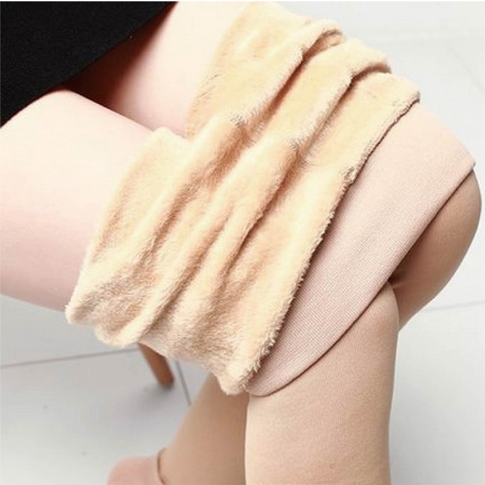 【海麗娜】珍珠絨打底褲 保暖褲 踩腳褲襪 發熱褲 內刷毛長褲 九分褲 加絨加厚顯瘦百搭內搭褲 褲子女 【D98】-規格圖9