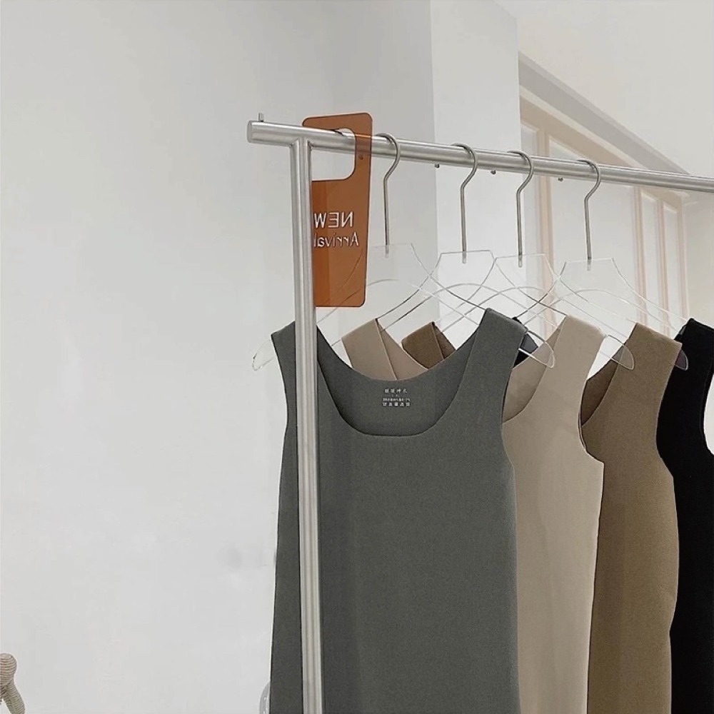 【Helena】雙面德絨U領暖暖背心 保暖內衣 發熱衣 海鷗領 磨毛背心 小可愛 韓版圓領背心 上衣女【A2226】-細節圖2