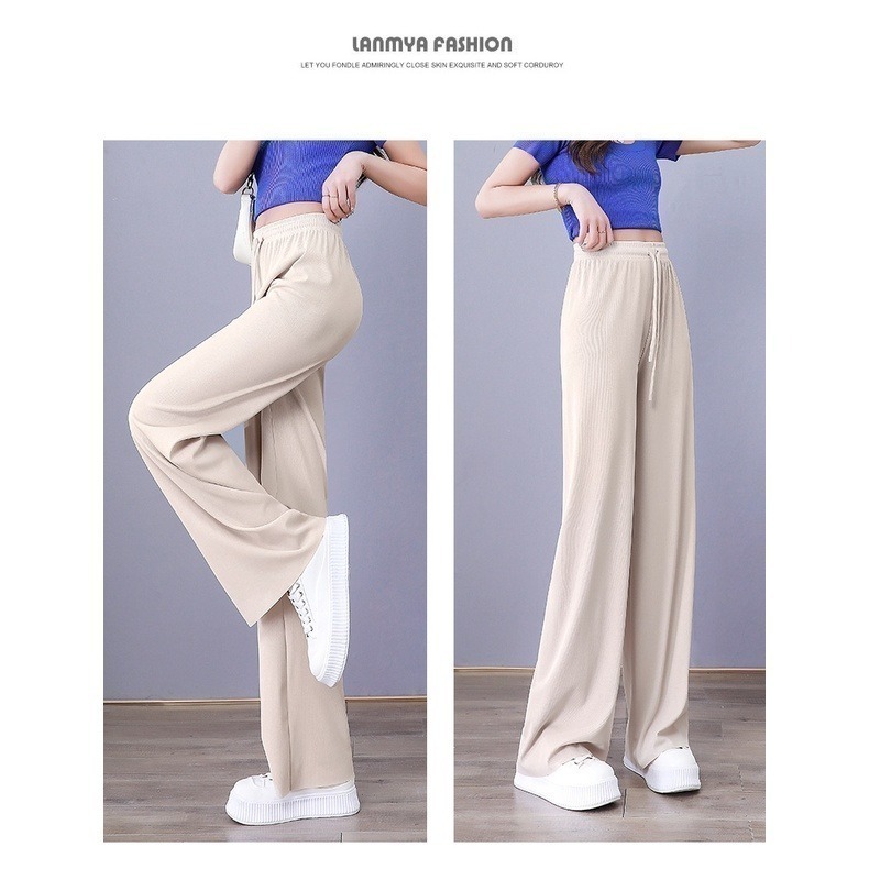 【7-ELEVEN門市團購】冰絲運動五分短褲 顯瘦闊腿冰絲長褲 (一件無法接單，請以2的倍數下單)-細節圖5