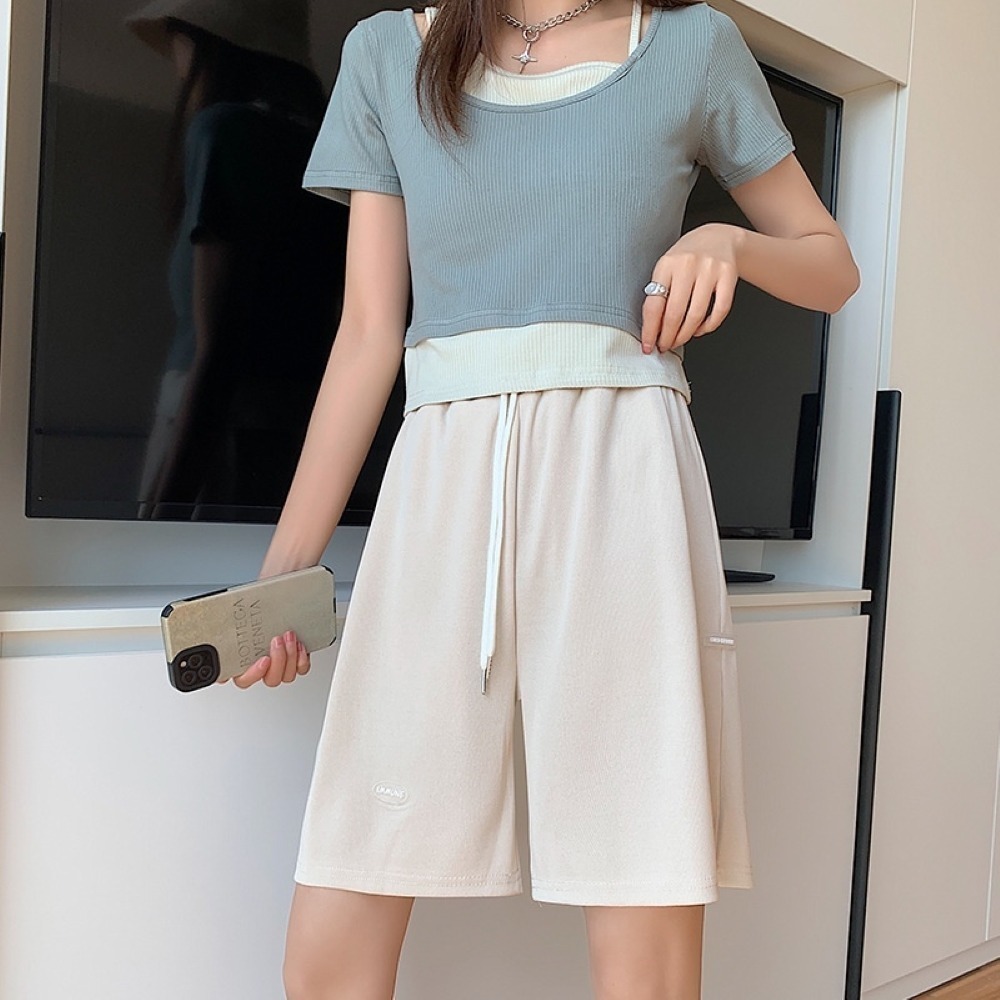 【7-ELEVEN門市團購】冰絲運動五分短褲 顯瘦闊腿冰絲長褲 (一件無法接單，請以2的倍數下單)-細節圖10