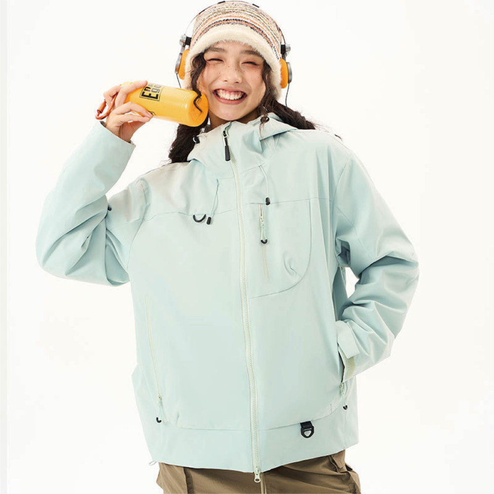 【Helena】衝鋒衣外套 防風外套 登山服 連帽外套 防水 可拆卸風衣 三合一外套 女裝 外套女【A2277】-細節圖2