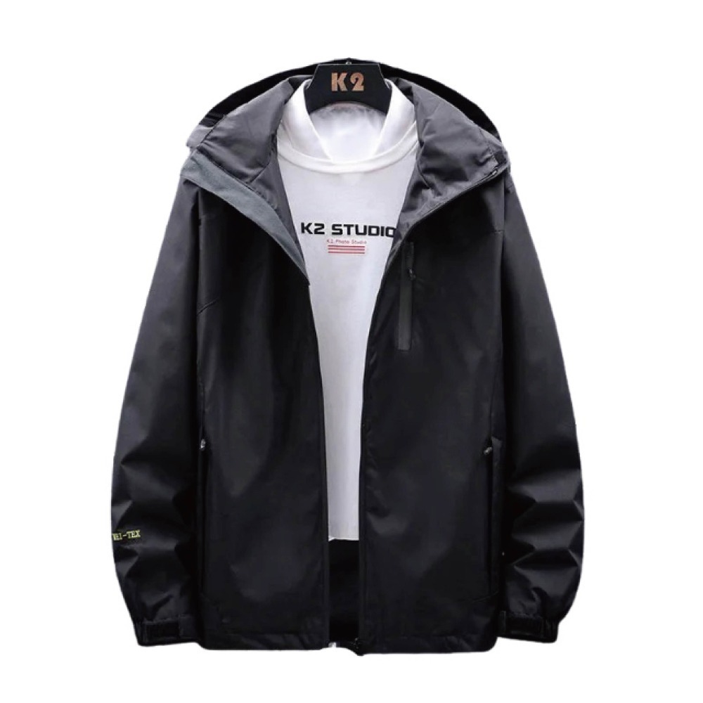 【7-ELEVEN門市團購】【海麗娜】衝鋒連帽外套 衝鋒衣 防風防潑水 保暖 男女連帽外套 外套女【A2286】-細節圖3