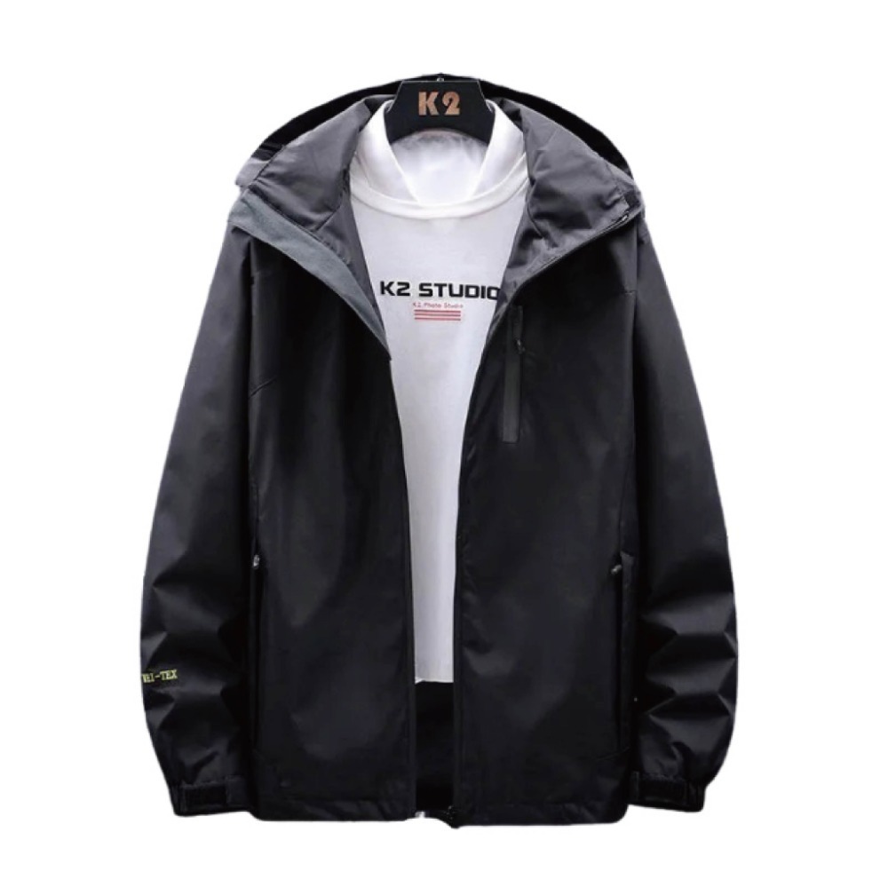 【7-ELEVEN門市團購】【海麗娜】衝鋒連帽外套 衝鋒衣 防風防潑水 保暖 男女連帽外套 外套女【A2286】-規格圖7