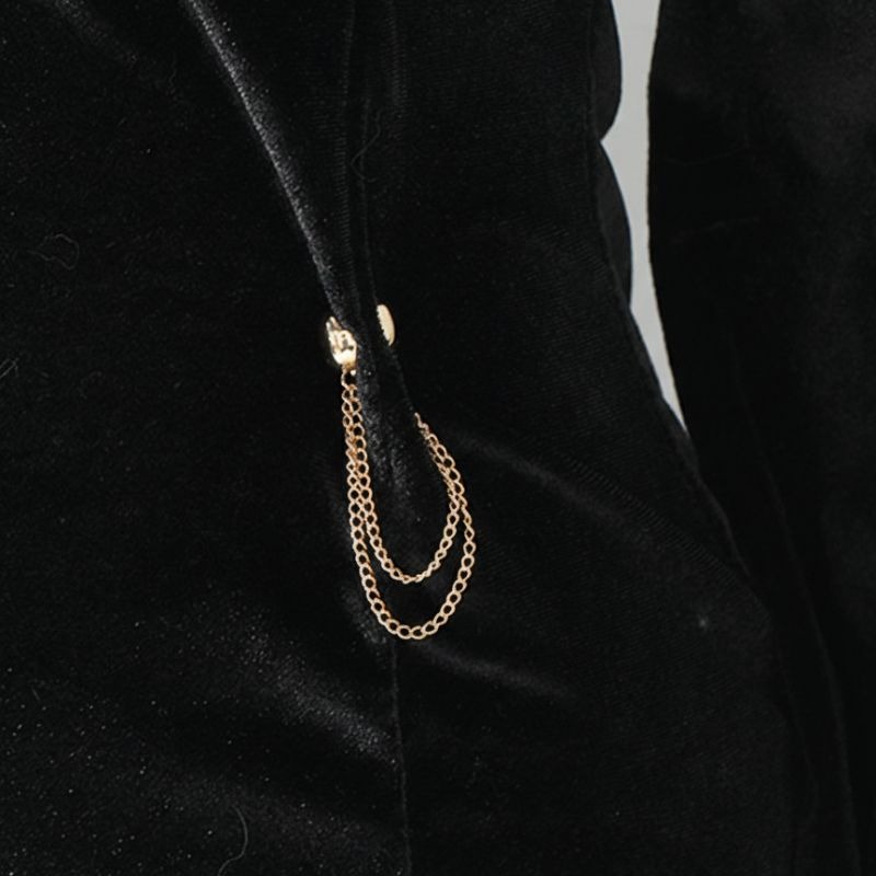 【海麗娜】衣服磁吸固定夾 褲子可拆收腰扣 鍊條固定扣 防拖地神器 褲腳夾 釦子 袖口免縫調節可調免釘磁釦 【D143】-細節圖2