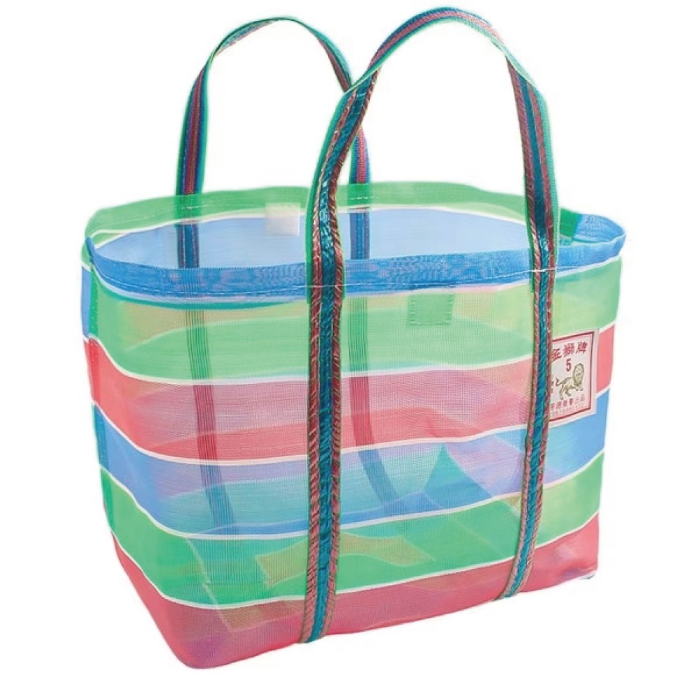 【7-ELEVEN門市團購】【海麗娜】茄芷袋 臺灣 lv 買菜袋子 便當袋 尼龍袋 阿嬤袋 復古手提袋 嘎機【F21】-細節圖9