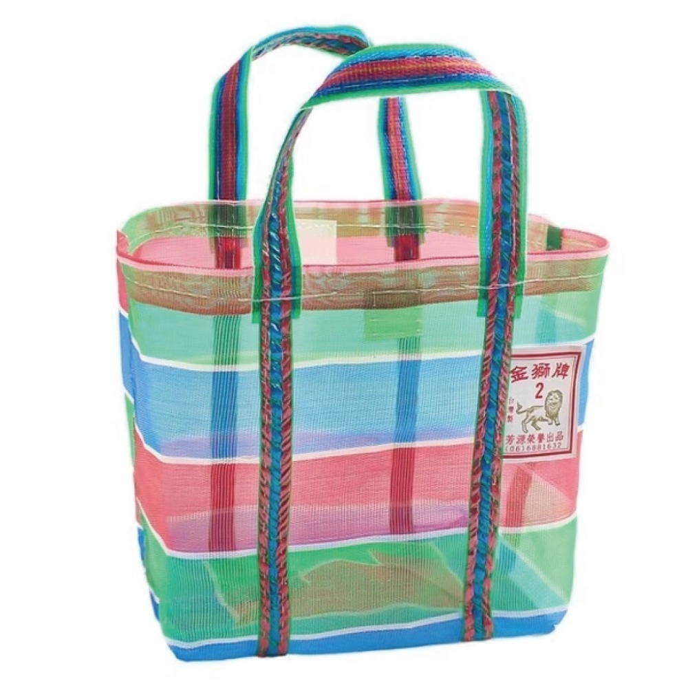 【限時購】【海麗娜】茄芷袋 臺灣 lv 買菜袋子 便當袋 尼龍袋 阿嬤袋 復古手提袋 嘎機 台客袋 經典色【F21】-規格圖9