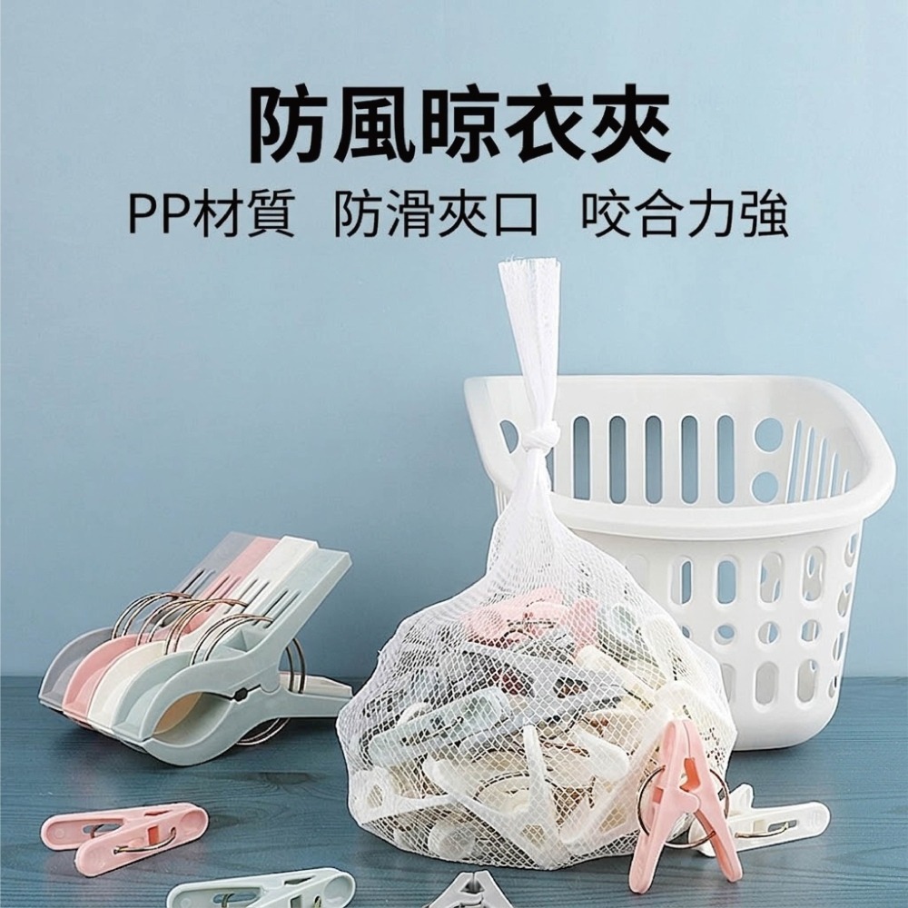 【海麗娜】塑膠防風曬衣夾 A字夾 棉被夾 襪子夾 晾衣夾 曬衣夾 塑料簡約萬用夾 居家生活 生活小物【D198】-細節圖2