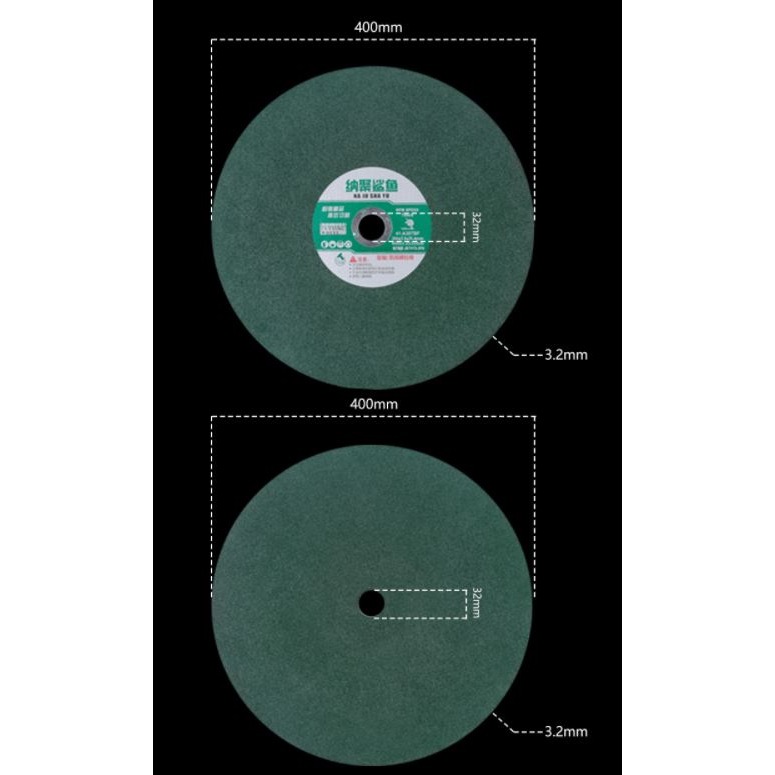 納聚鯊魚 角磨機切割片 350MM (14吋)/400MM (16吋) 金屬不銹鋼切割 鋒利大型切割機 樹脂砂輪片切片-細節圖3