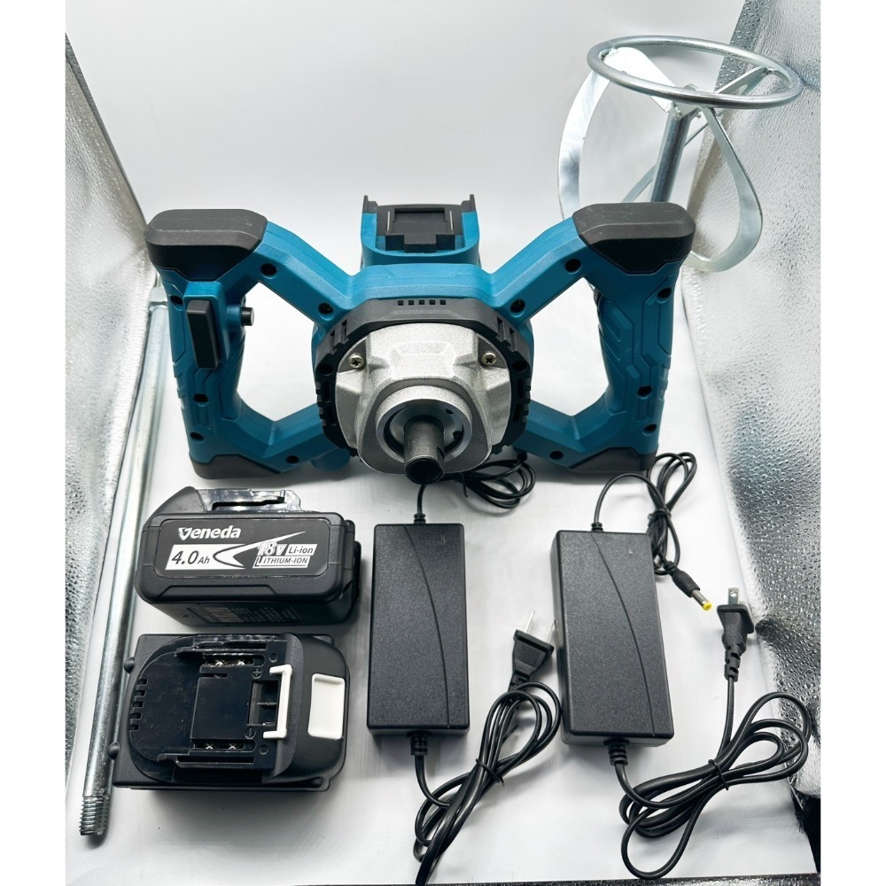 雙插槽水泥攪拌機 4.0AH(兩電兩線充