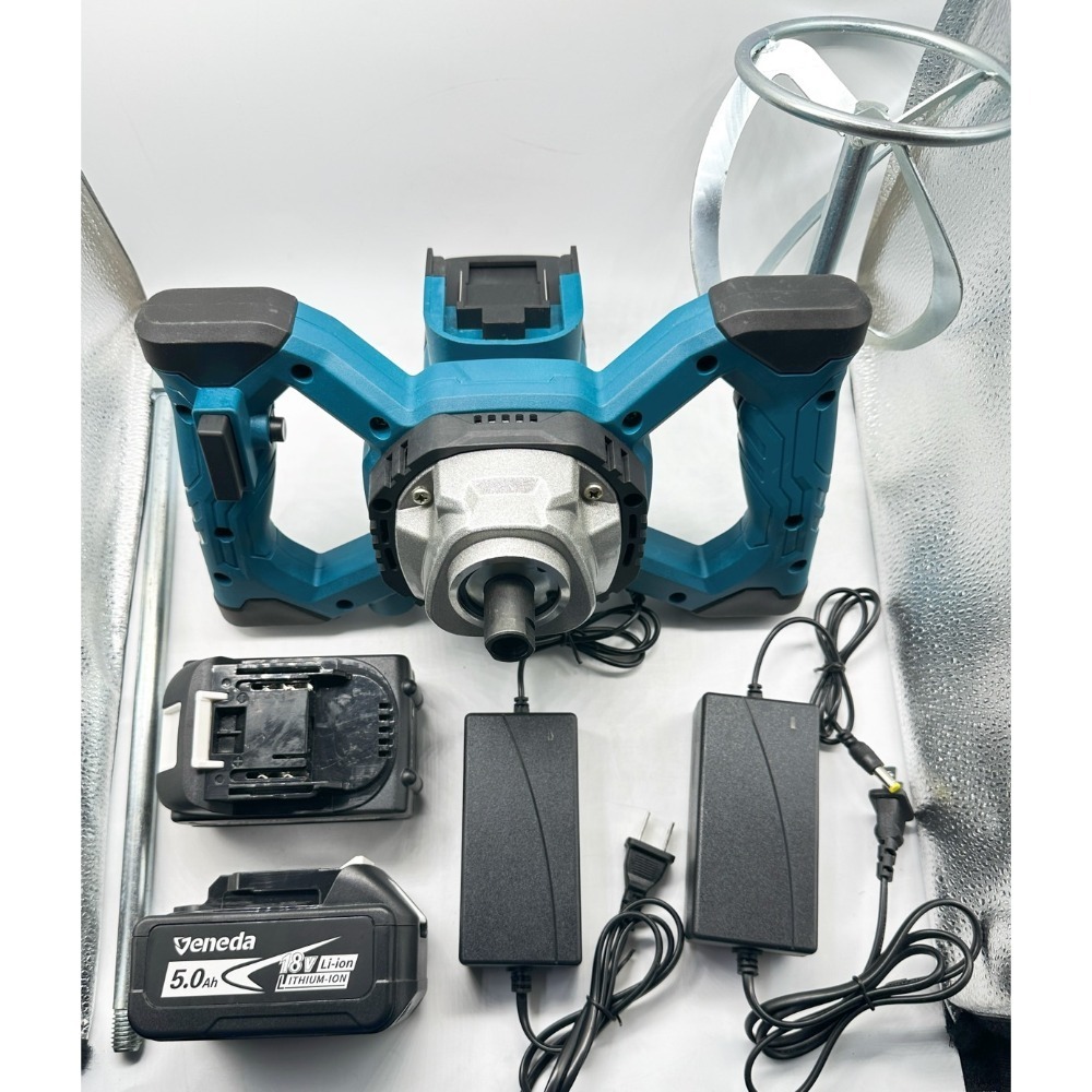 雙插槽水泥攪拌機 5.0AH(兩電兩線充