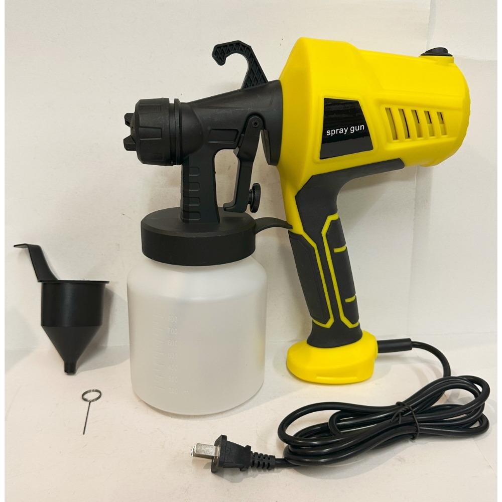 110V大功率全自動噴槍 三色 /500W高壓電動噴漆槍/家用 霧化 牆面噴漆/便攜式電動噴槍/小型噴塗機/消毒噴槍-規格圖11