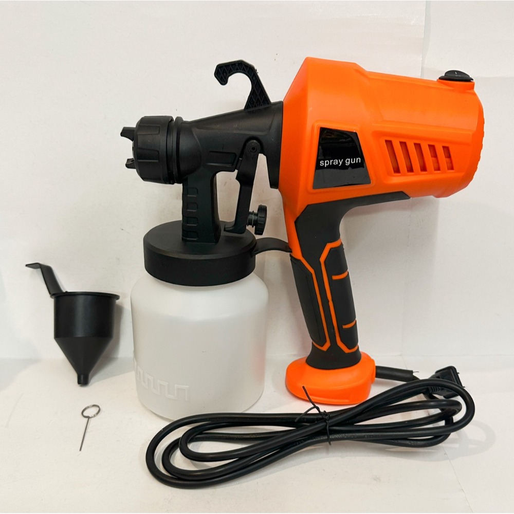 110V大功率全自動噴槍 三色 /500W高壓電動噴漆槍/家用 霧化 牆面噴漆/便攜式電動噴槍/小型噴塗機/消毒噴槍-規格圖11