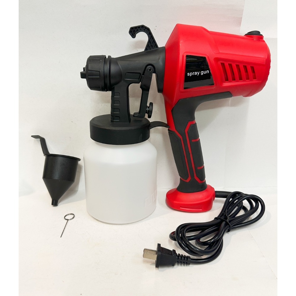 110V大功率全自動噴槍 三色 /500W高壓電動噴漆槍/家用 霧化 牆面噴漆/便攜式電動噴槍/小型噴塗機/消毒噴槍-規格圖11