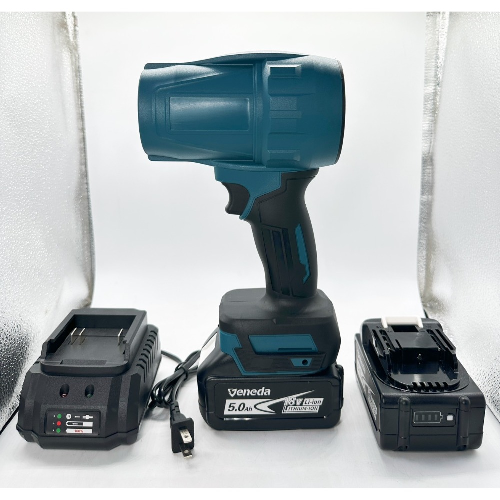 無刷暴力風扇 牧田18V 5.0AH雙電