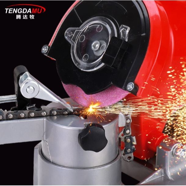 110V B款磨鏈機 新款桌上型電動鏈鋸磨鏈機 台式電動磨鏈機 磨鏈條工具 鏈條打磨機-細節圖5