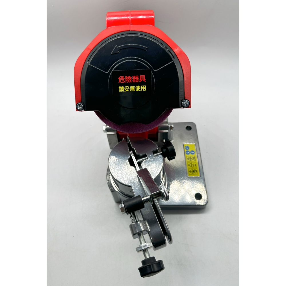 鋰電磨鏈機 通用牧田18V插腳 充電式桌上型磨鏈機 鋰電台式磨鏈機 鏈條打磨機(不含電池)-細節圖4