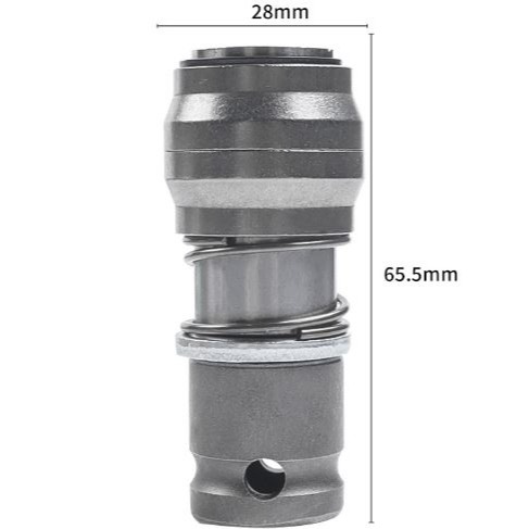 電動扳手變電錘轉接頭 圓柄/方柄 電動扳手轉方柄四坑 圓柄兩坑電錘 1/2＂頭變衝擊鑽頭 電動扳手變電鎚轉換頭-細節圖5