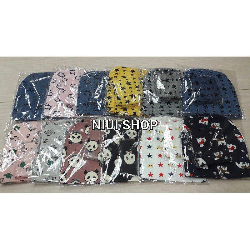 【NIUI SHOP】秋冬兒童雙層純棉帽子+圍脖2件組 保暖帽子圍脖 兒童圍脖 脖圍 圍巾 兒童配件-細節圖4