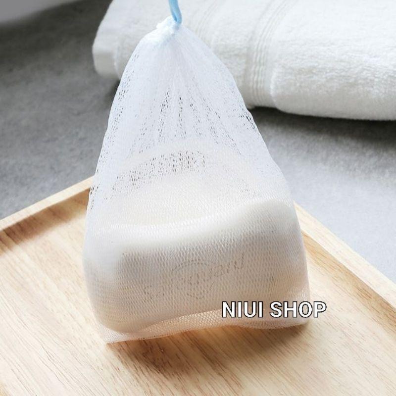 【NIUI SHOP】雙層加厚 起泡袋 肥皂袋  肥皂網袋B1-細節圖2