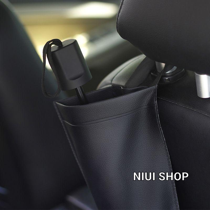 【NIUI SHOP】無縫貼合防水汽車掛式傘套  可摺疊汽車雨傘套  傘套-細節圖3