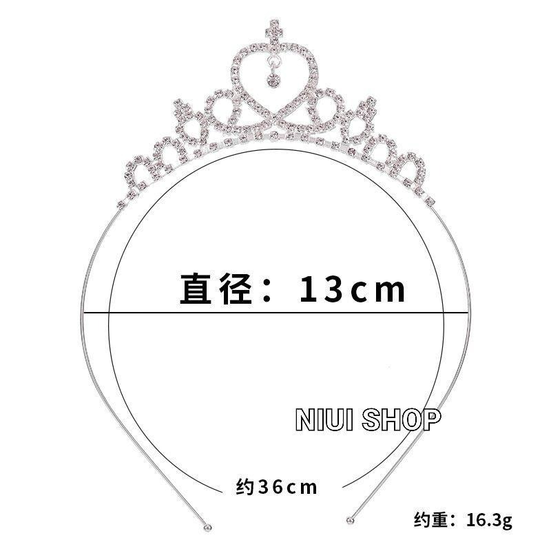 【NIUI SHOP】現貨兒童髮箍皇冠/兒童皇冠/閃亮皇冠B1-細節圖2