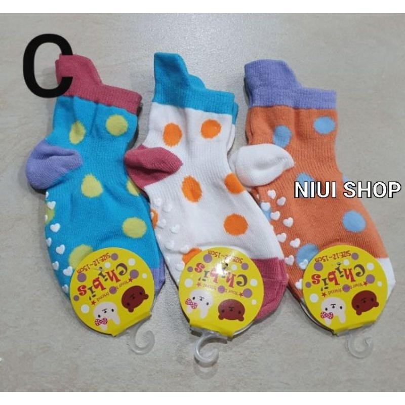 【NIUI SHOP】兒童止滑襪/兒童短襪/男童襪/女童襪/一組3雙/適合腳長12-15公分-細節圖4