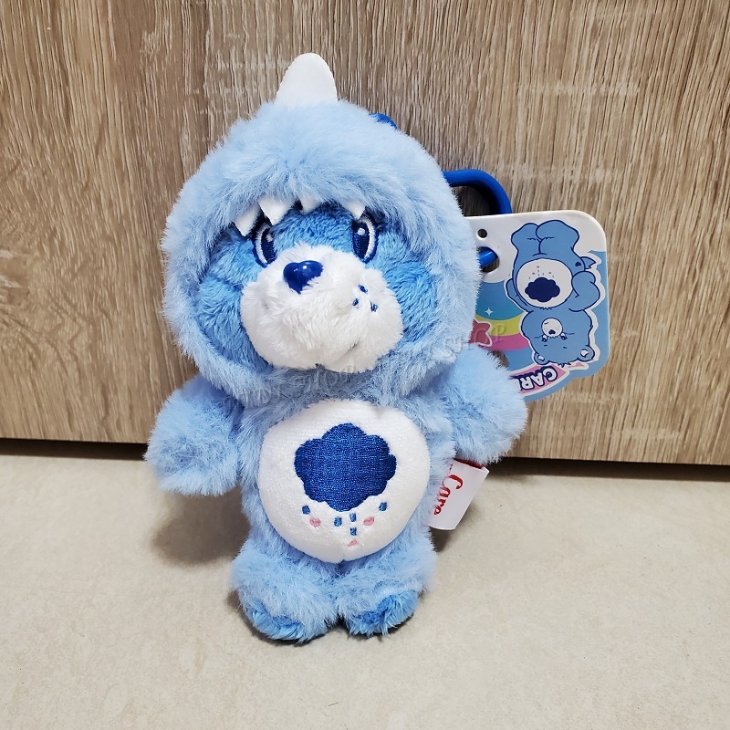 【NIUI SHOP】彩虹熊 吊飾 Care Bears 恐龍裝扮 垂耳兔款 兔耳裝 鑰匙圈【16cm】正版雷標 A1-規格圖8
