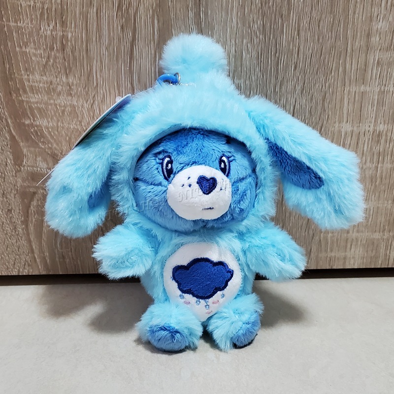 【NIUI SHOP】彩虹熊 吊飾 Care Bears 恐龍裝扮 垂耳兔款 兔耳裝 鑰匙圈【16cm】正版雷標 A1-規格圖8