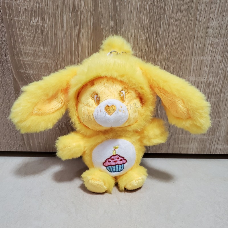 【NIUI SHOP】彩虹熊 吊飾 Care Bears 恐龍裝扮 垂耳兔款 兔耳裝 鑰匙圈【16cm】正版雷標 A1-規格圖8