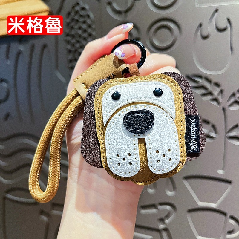 【NIUI SHOP】吊飾 鑰匙圈 吊牌 皮革鑰匙圈 貓咪 哈士奇 卡皮巴拉 立體皮革吊飾 皮革掛件 高質感手作 A1-規格圖7