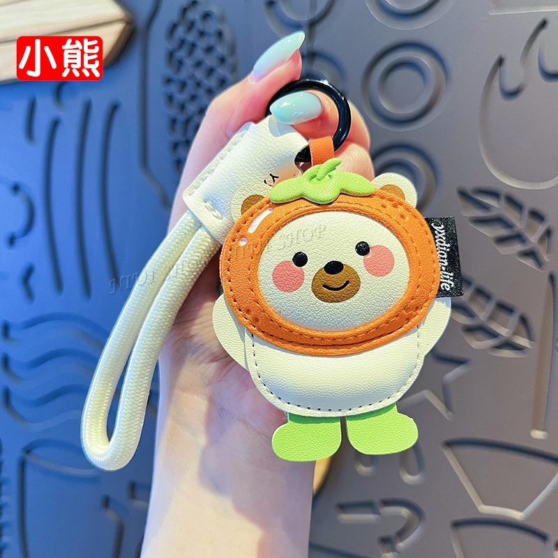 【NIUI SHOP】吊飾 鑰匙圈 吊牌 皮革鑰匙圈 貓咪 哈士奇 卡皮巴拉 立體皮革吊飾 皮革掛件 高質感手作 A1-規格圖7